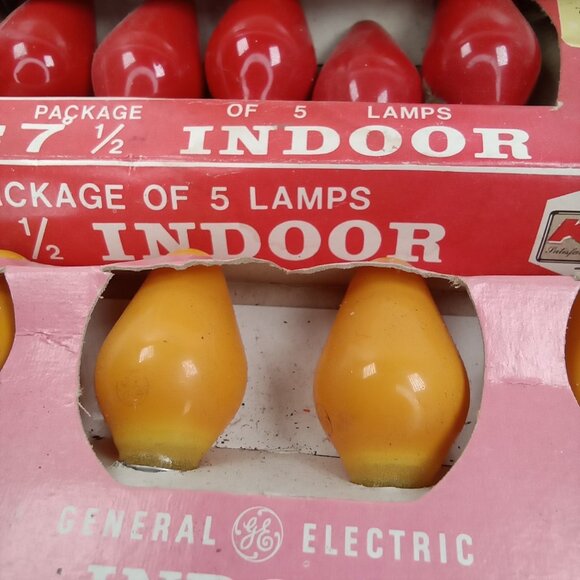Vintage Christmas Bulbs In Original Box Set Of 3 GE Woolworths & Kmart 1970s - Picture 3 of 10